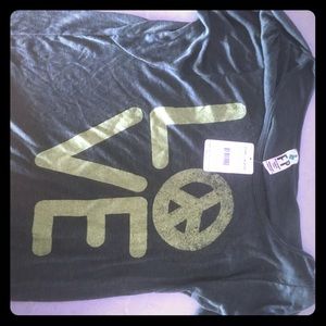 NWT Free People Army Combo shirt. Size S